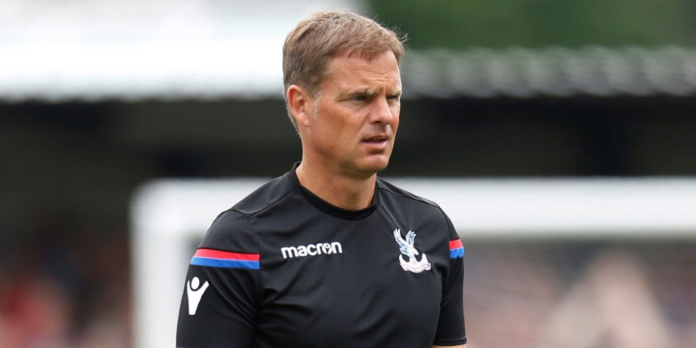 Frank de Boer, huấn luyện viên Crystal Palace