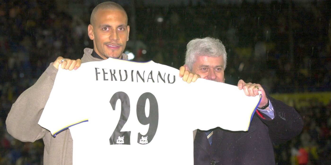 Rio Ferdinand khi còn chơi cho Leeds United