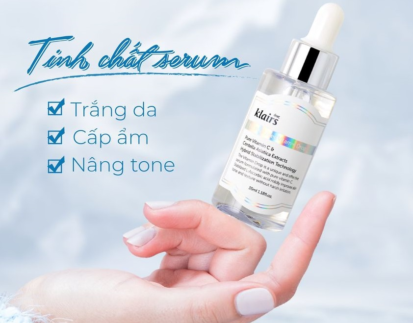 Serum dưỡng trắng đóng vai trò then chốt giúp cải thiện tông da