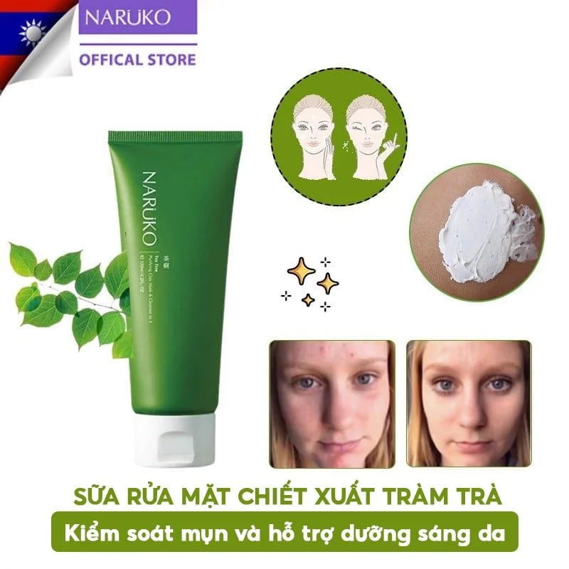 Những dòng sữa rửa mặt naruko nổi bật bật