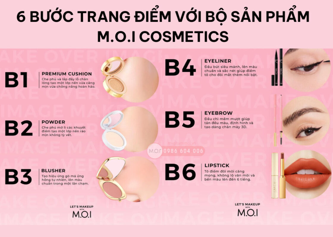 Chuẩn bị để thực hiện các bước make up chuyên nghiệp